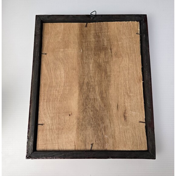 Byzantine Orthodox Icon Theotokos Madonna & Child Mother of Pearl Inlay Framed - Picture 7 of 13